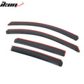 In-Channel Window Visors Smoke/Tinted 4-Piece Set