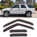 Slim In-Channel Window Visors, Smoke Tint