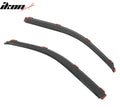 Standard Cab Window Visors, Smoke Tint