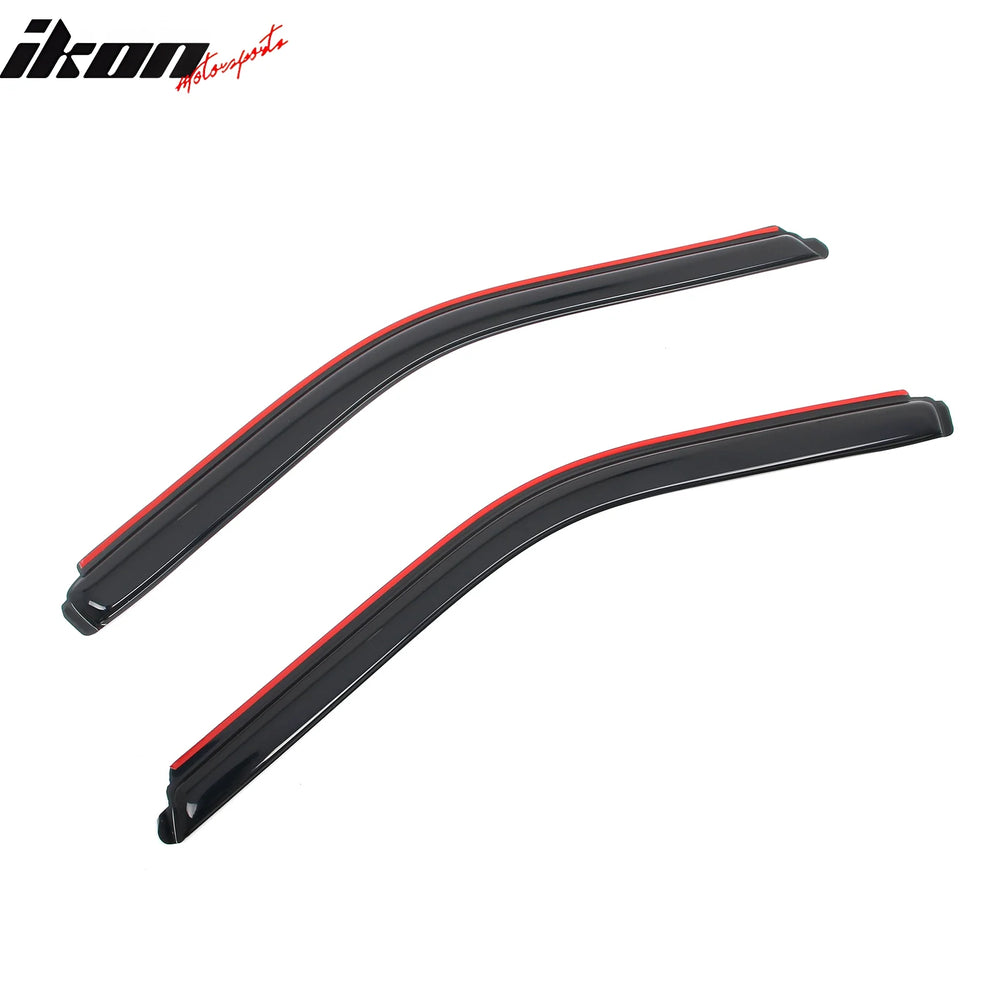 Smoke In-Channel Window Visors