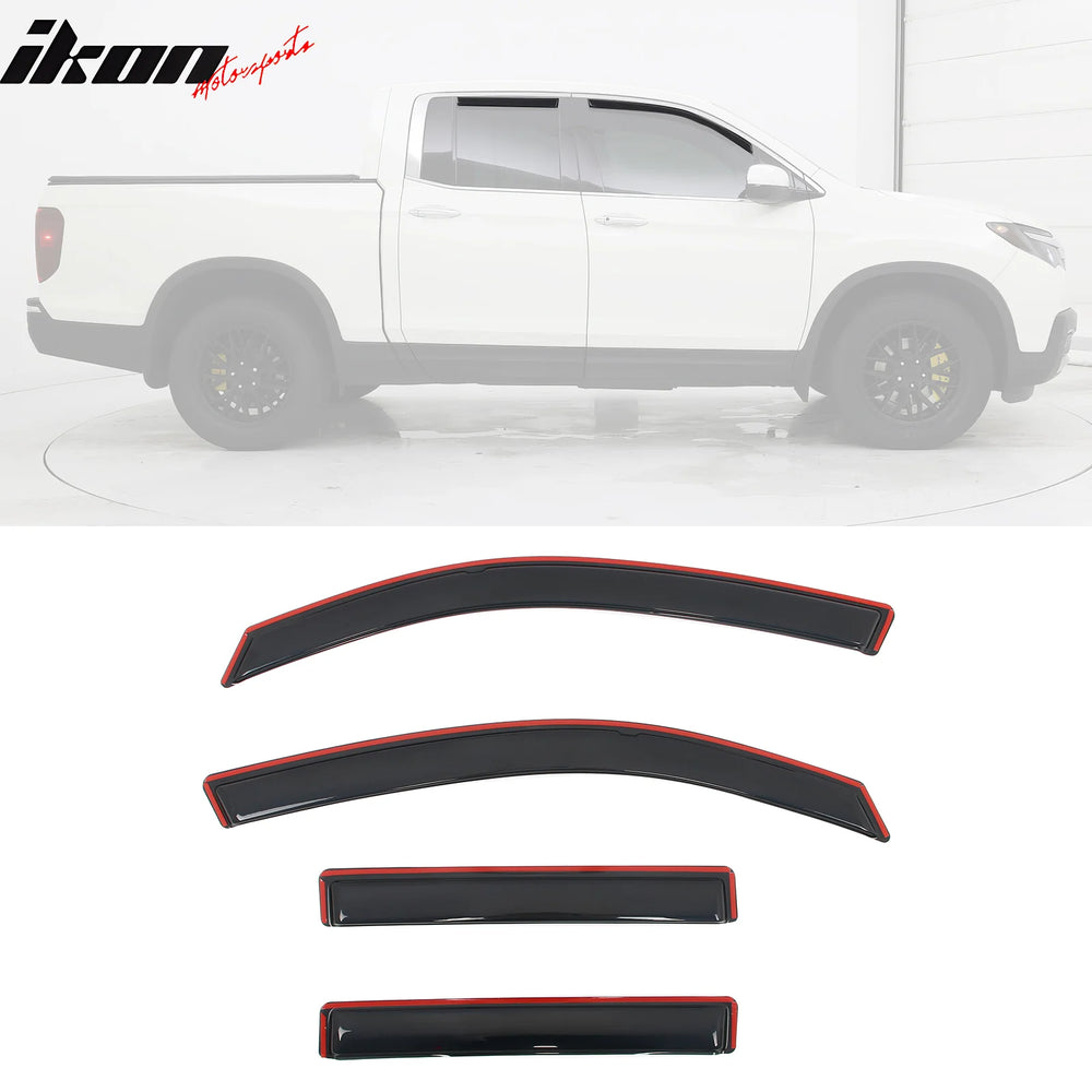 Smoke In-Channel Window Visors
