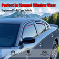 Slim Style In-Channel Window Visors