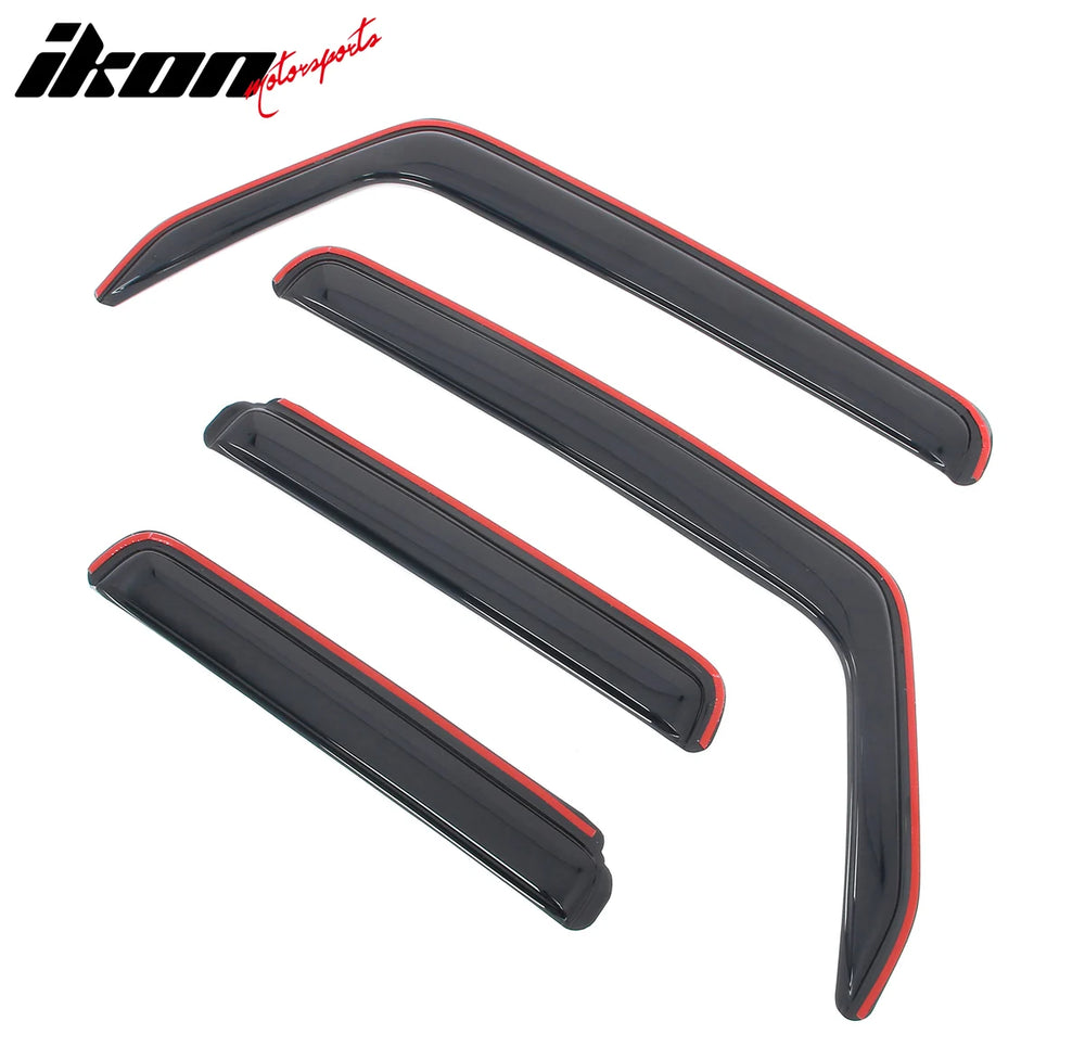 4-Door In-Channel Window Visors
