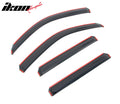 Smoke/Tinted Window Deflectors Set of 4