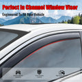 Smoke In-Channel Window Visors