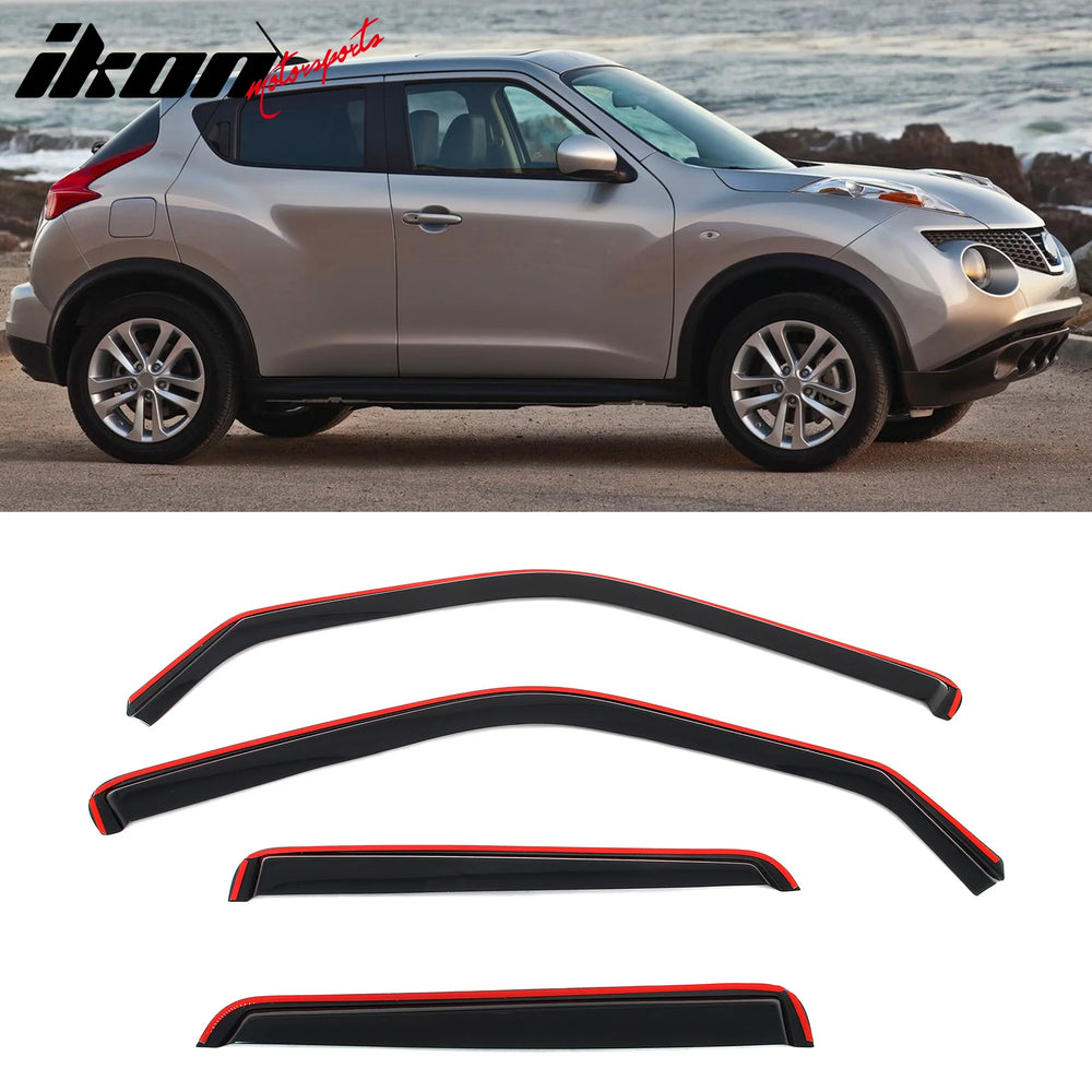 4-Piece Acrylic In-Channel Window Visor Set