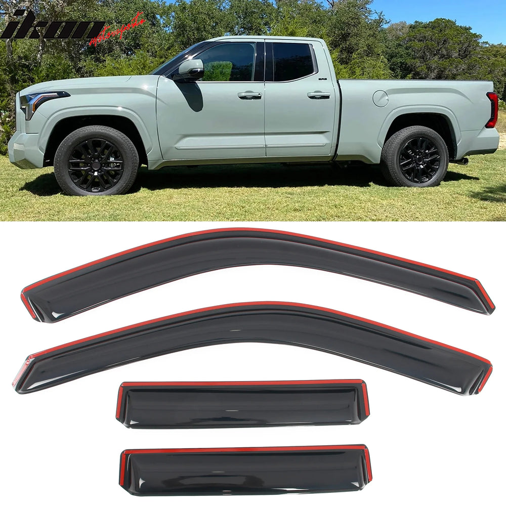 Smoke/Tinted In-Channel Window Visors (Set of 4)