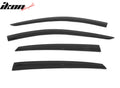 Window Visors, Smoke Tinted 4-Piece Set