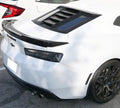 Carbon Fiber Print Rear Window Louver