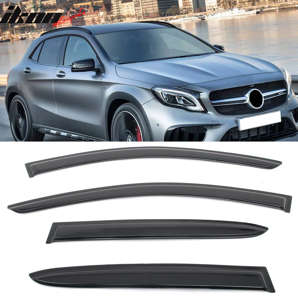 Tape-On Window Visors Smoke