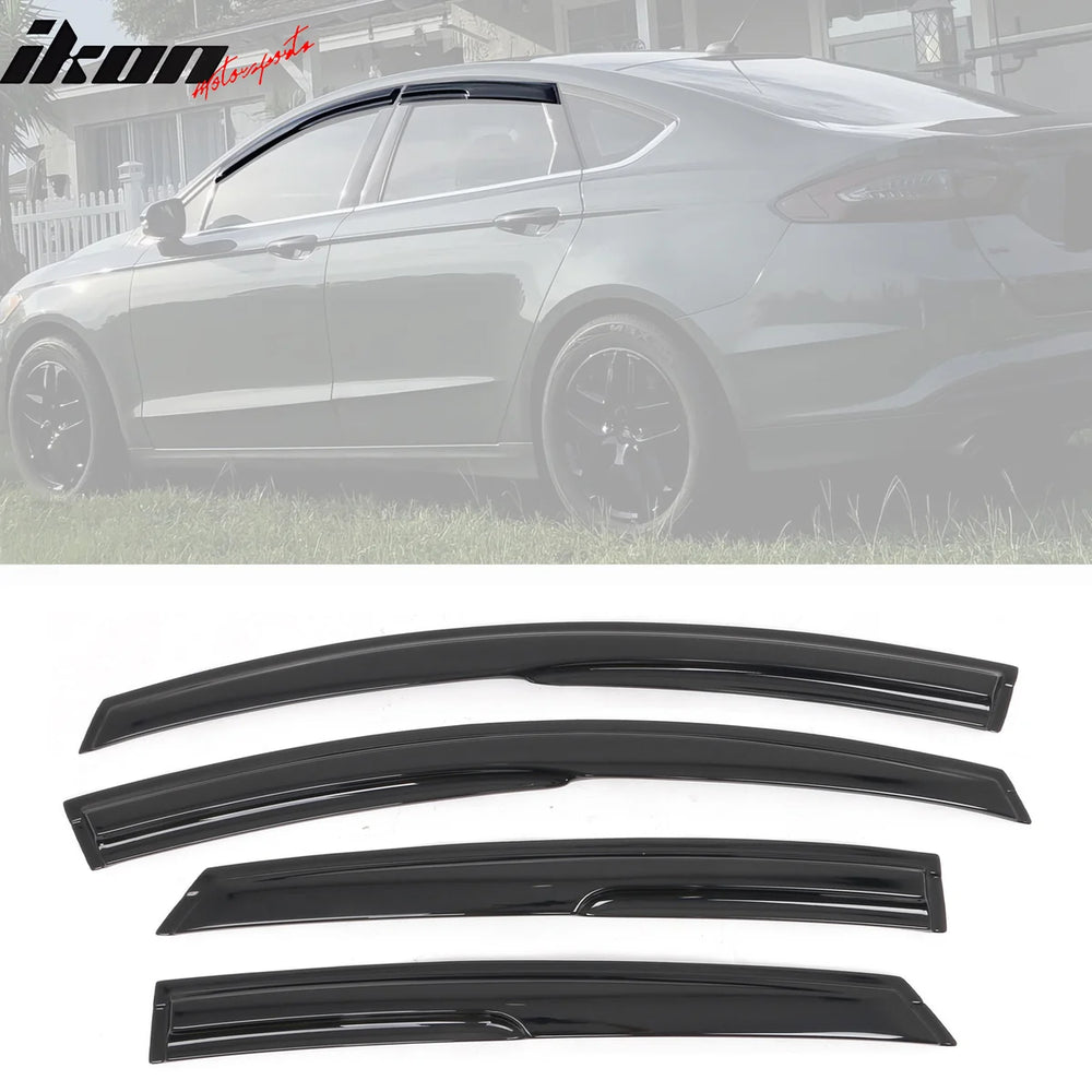 Mugen Style Window Visors 4-Piece Set