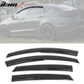 Mugen Style Window Visors 4-Piece Set