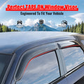 4-Piece Custom-Fit Window Visor Set