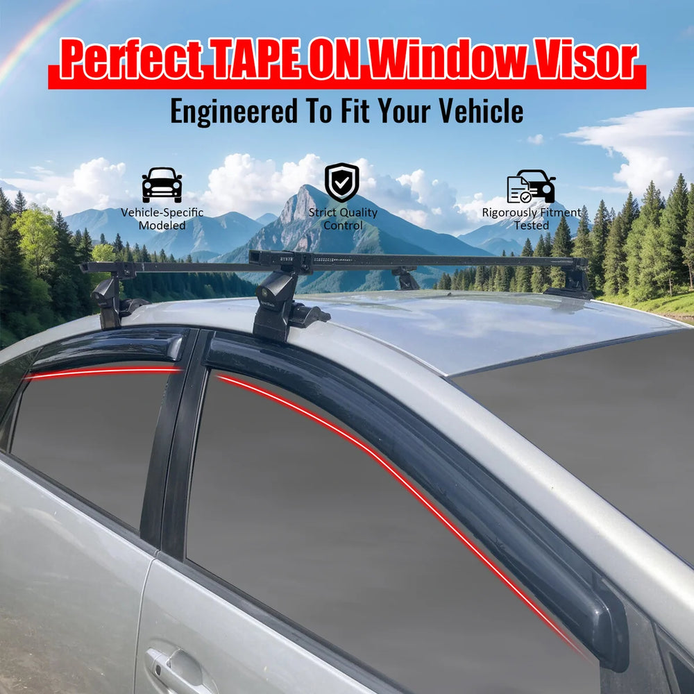 Slim Style Window Visor Set