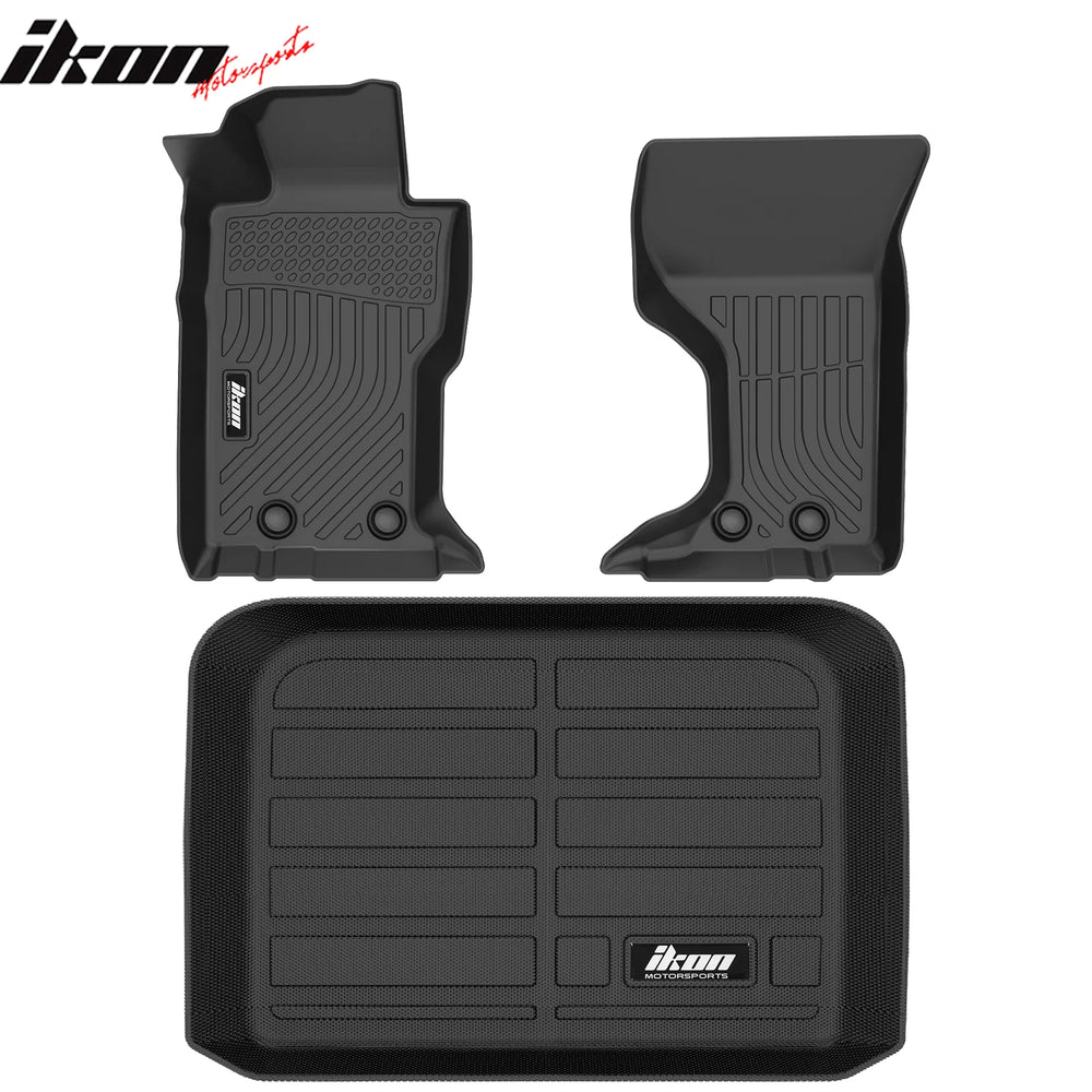 All-Weather TPE Floor Mat Set (3-Piece)
