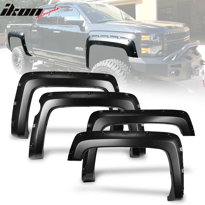 4-Piece Pocket-Rivet Fender Flare Set