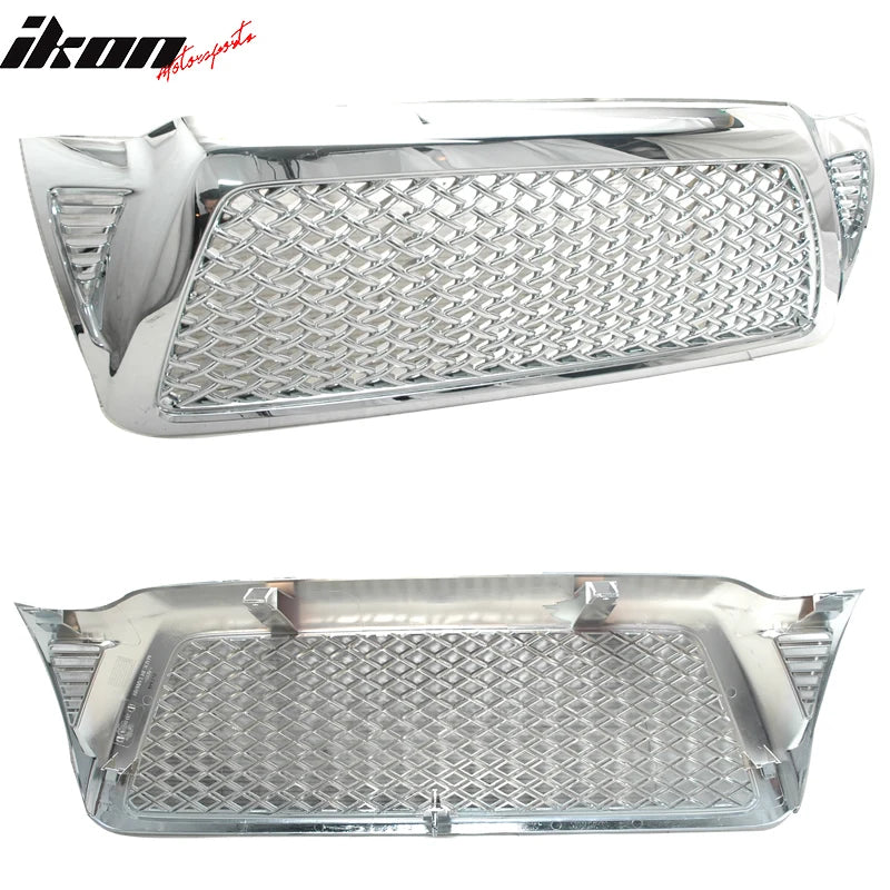Honeycomb Front Grille, Chrome