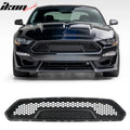 Shelby Super Snake Style Front Upper Grille Matte Black