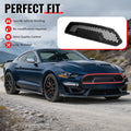 Shelby Super Snake Style Front Upper Grille Matte Black