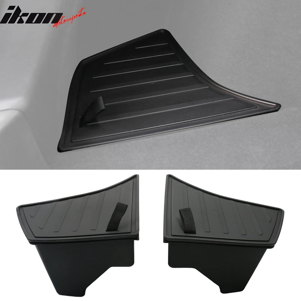 Rear Trunk Side Storage Bins Box Set