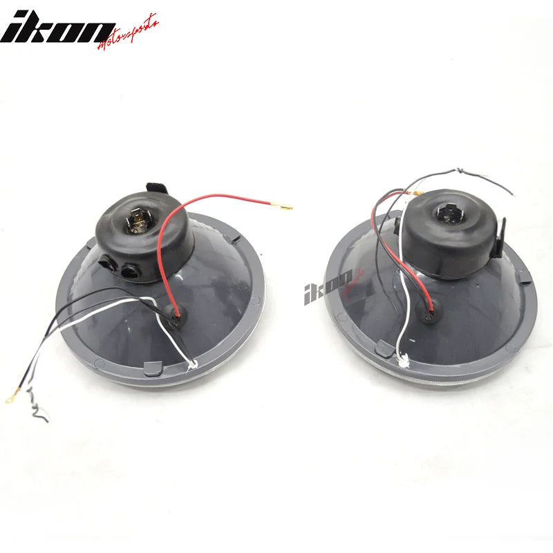 7-Inch Round H4 Headlight with Halo