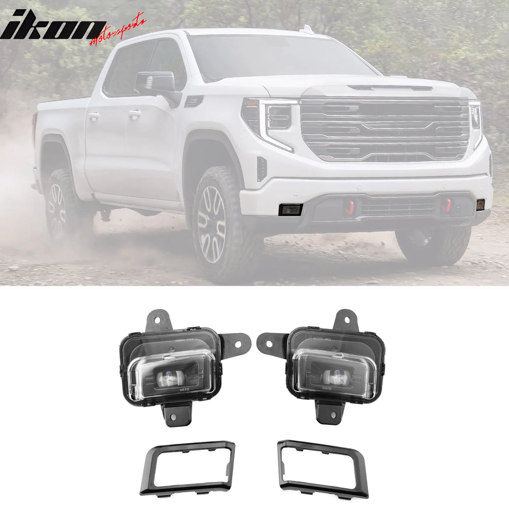 LED Fog Lights with Wiring Switch Kit