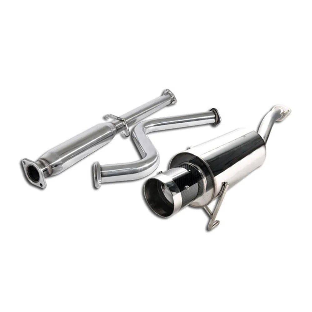 Cat-Back Exhaust System with Carbon Fiber Tip