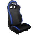 Universal JDM Style Racing Seat with Blue Stripe