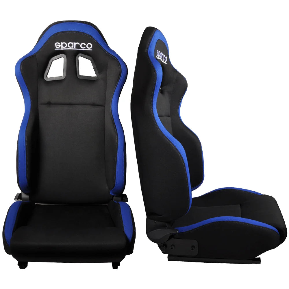 Universal JDM Style Racing Seat with Blue Stripe