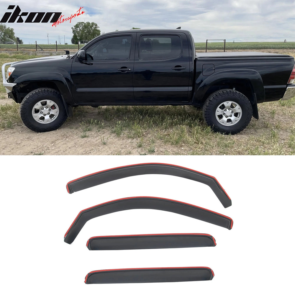 In-Channel Window Visors Smoke Tint