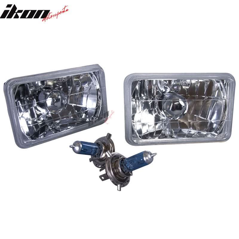 4x6 H4 Clear Sealed Beam Headlights