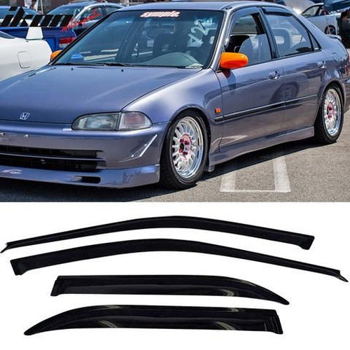 4-Piece Smoke Tint Window Visors