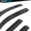 In-Channel Window Visor 4-Piece Set