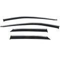 Window Visor with Chrome Trim