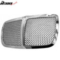 Chrome Mesh Front Bumper Upper Grille