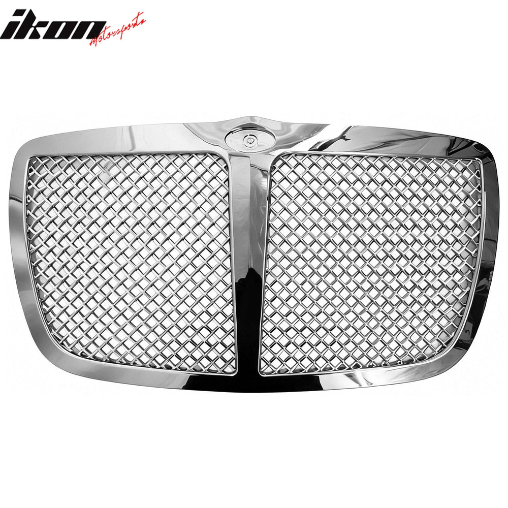 Chrome Mesh Front Bumper Upper Grille