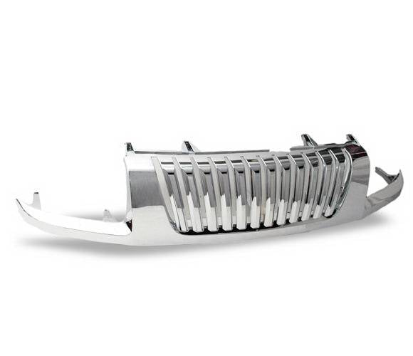 Vertical Style Chrome ABS Front Hood Grille