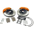 6-Piston Front Brake Kit w/ Slotted Rotors