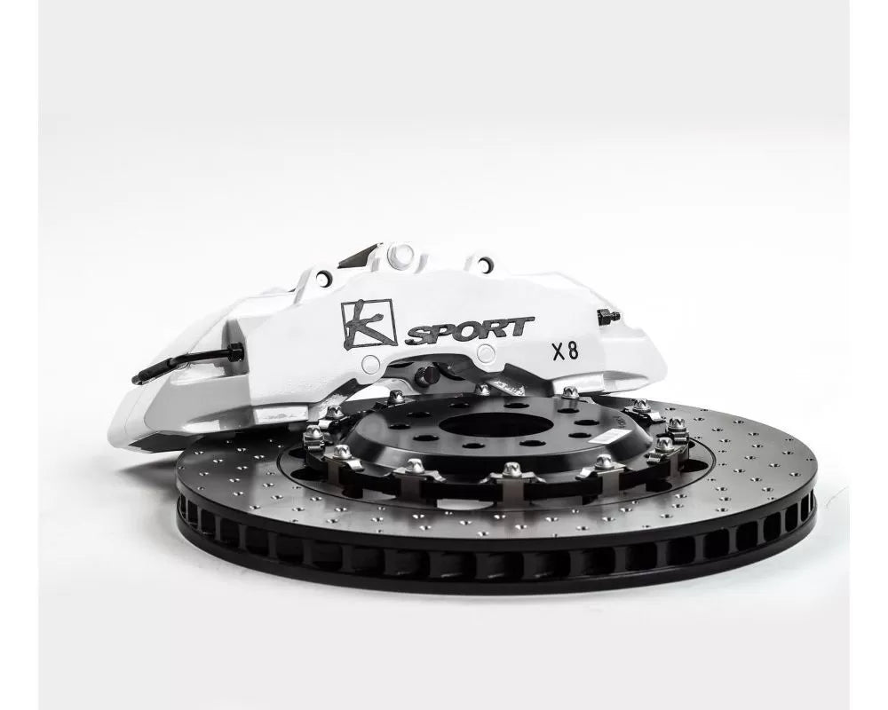 6-Piston Big Brake Kit with Slotted Rotors