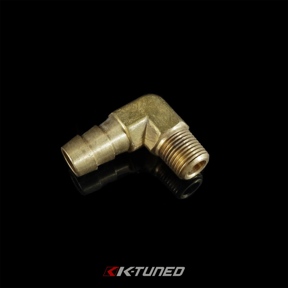 1/8 NPT to 3/8 Barb 90 Degree Fitting
