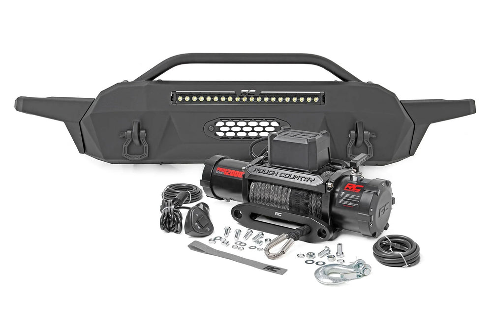 Modular Front Bumper w/ Winch Mount