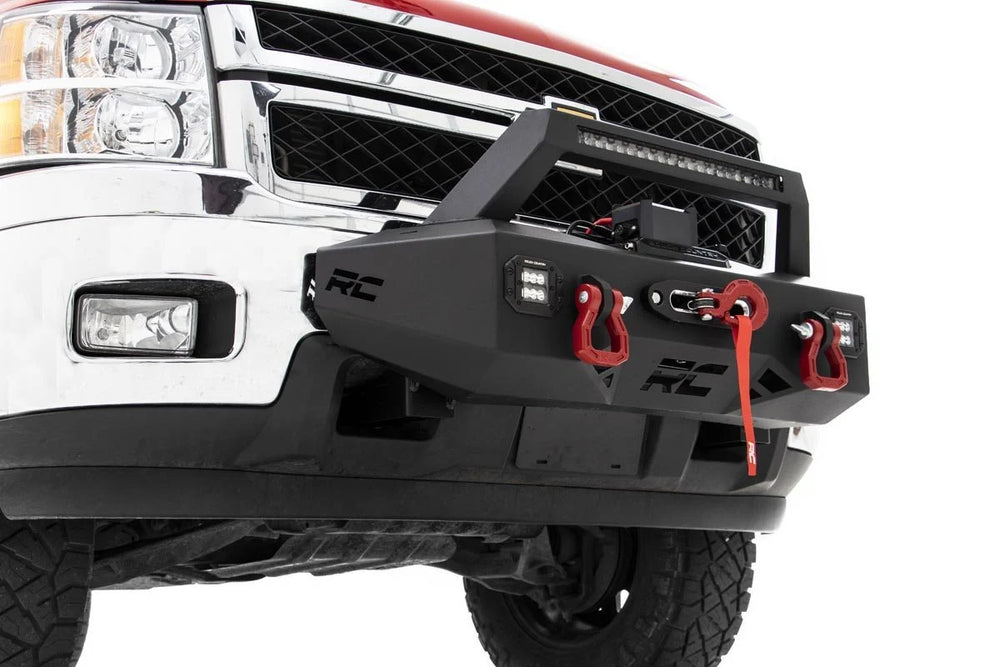 EXO Winch Mount System with 20-Inch LED Light Bar and D-Rings