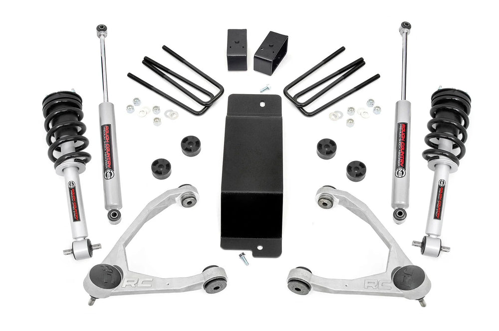 3.5 Inch Lift Kit w/ Forged Upper Control Arms & N3 Struts