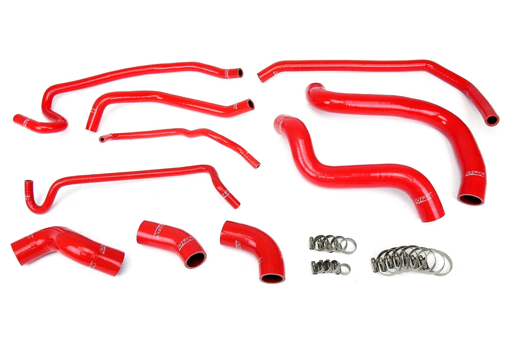 Red Silicone Radiator and Heater Hose Kit