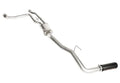 Cat-Back Exhaust System, 2.5-Inch Dual Mandrel-Bent, 4-Inch Black Tip