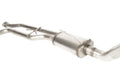 Cat-Back Exhaust System, 2.5-Inch Dual Mandrel-Bent, 4-Inch Black Tip