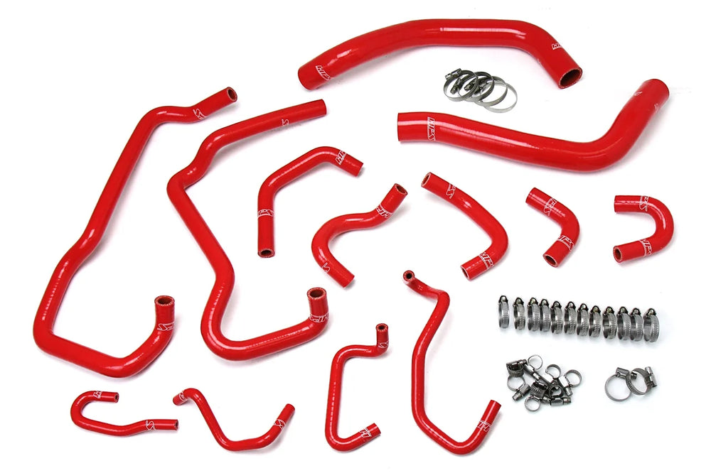 Radiator and Heater Hose Kit Red
