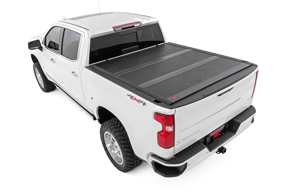 Hard Low Profile Tri-Fold Bed Cover
