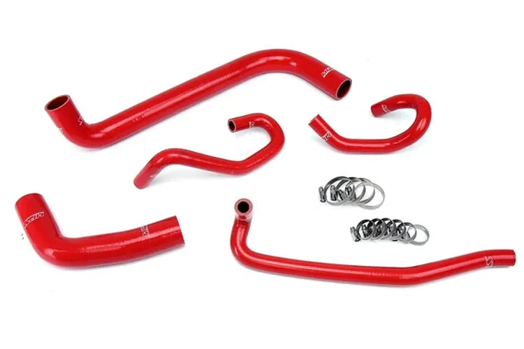 Silicone Radiator and Heater Hose Kit - Red
