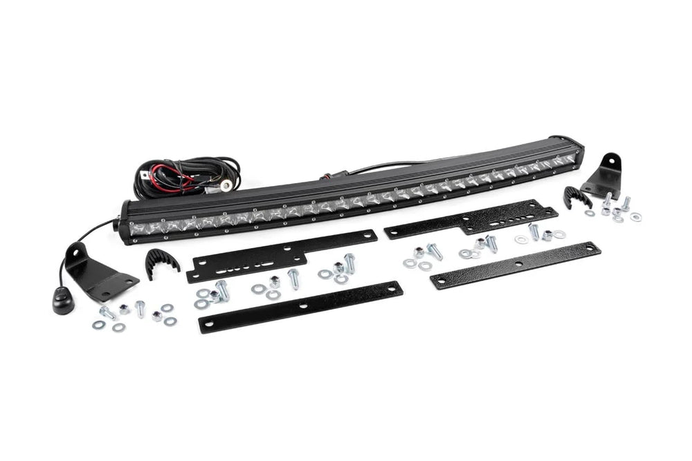 30-Inch Single-Row Curved LED Light Bar